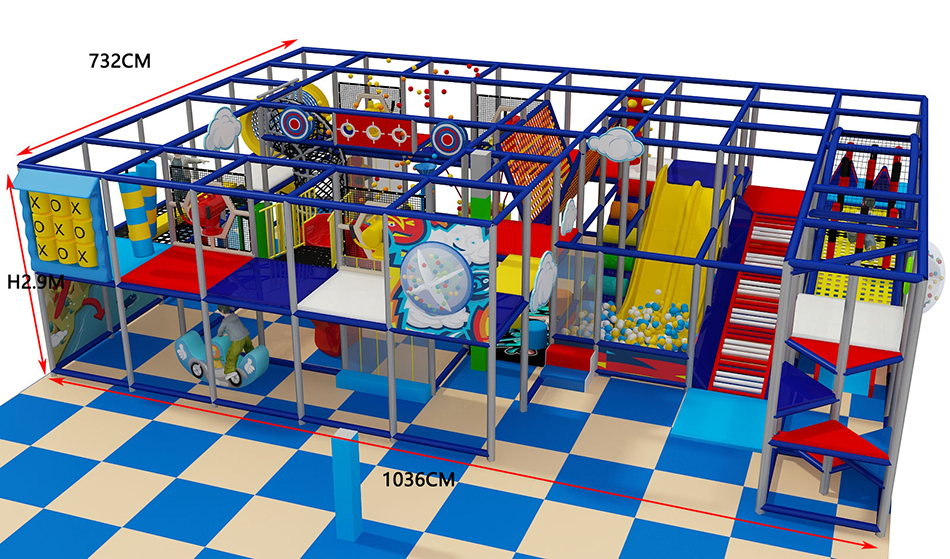 BJ-B1661 - Indoor playground for sale - Indoor Playgrounds | Bluejayset Playground Heaven