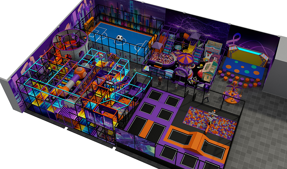 BJ-B1633 - indoor playground fun - Indoor Playgrounds | Bluejayset Playground Heaven