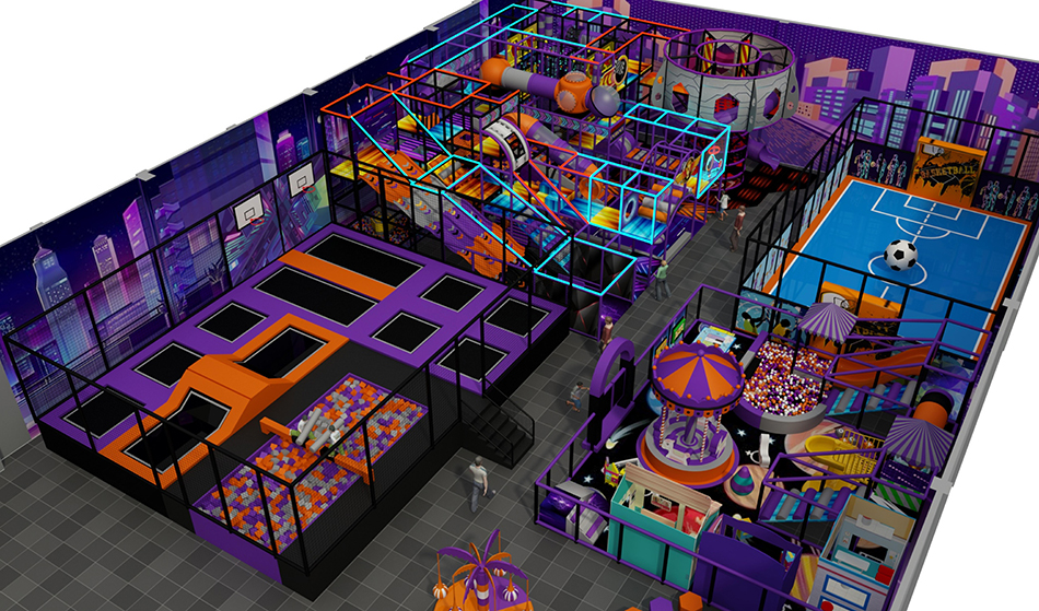BJ-B1633 - indoor playground fun - Indoor Playgrounds | Bluejayset Playground Heaven