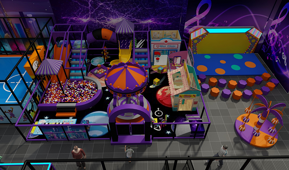 BJ-B1633 - indoor playground fun - Indoor Playgrounds | Bluejayset Playground Heaven