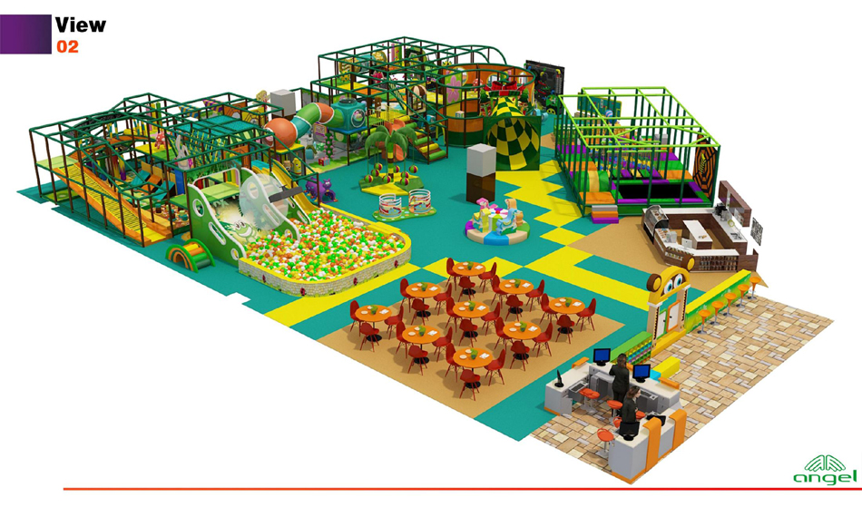 BJ-B1635 - indoor playground fun - Indoor Playgrounds | Bluejayset Playground Heaven