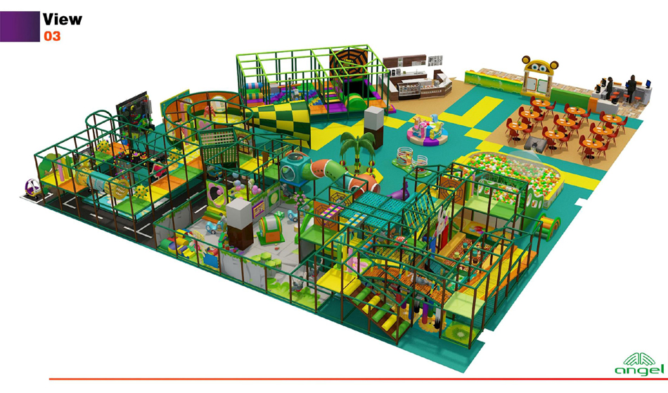 BJ-B1635 - indoor playground fun - Indoor Playgrounds | Bluejayset Playground Heaven
