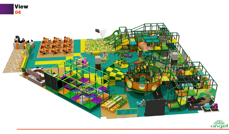BJ-B1635 - indoor playground fun - Indoor Playgrounds | Bluejayset Playground Heaven