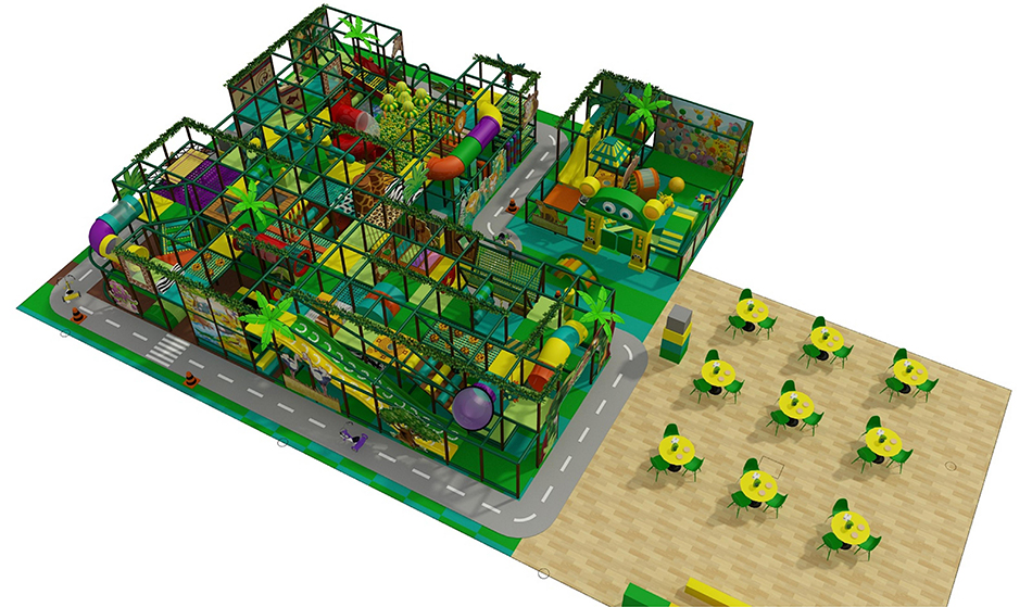 BJ-B1630 - indoor playground markham - Indoor Playgrounds | Bluejayset Playground Heaven