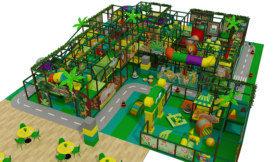 BJ-B1630 - indoor playground markham - Indoor Playgrounds | Bluejayset Playground Heaven