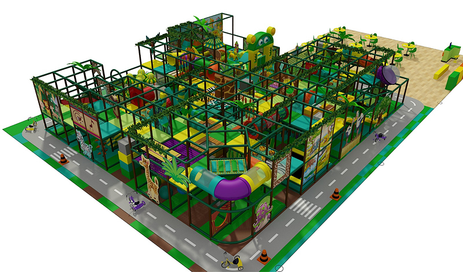BJ-B1630 - indoor playground markham - Indoor Playgrounds | Bluejayset Playground Heaven