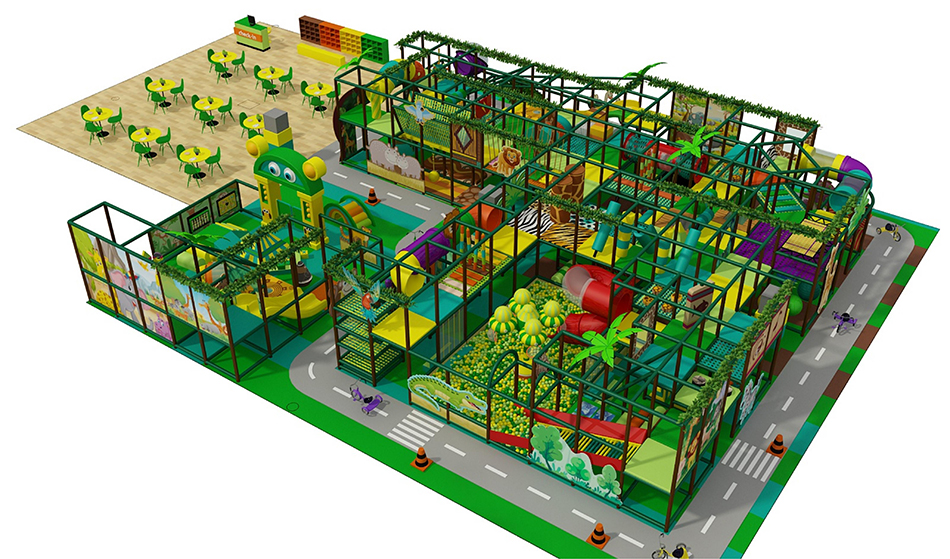BJ-B1630 - indoor playground markham - Indoor Playgrounds | Bluejayset Playground Heaven