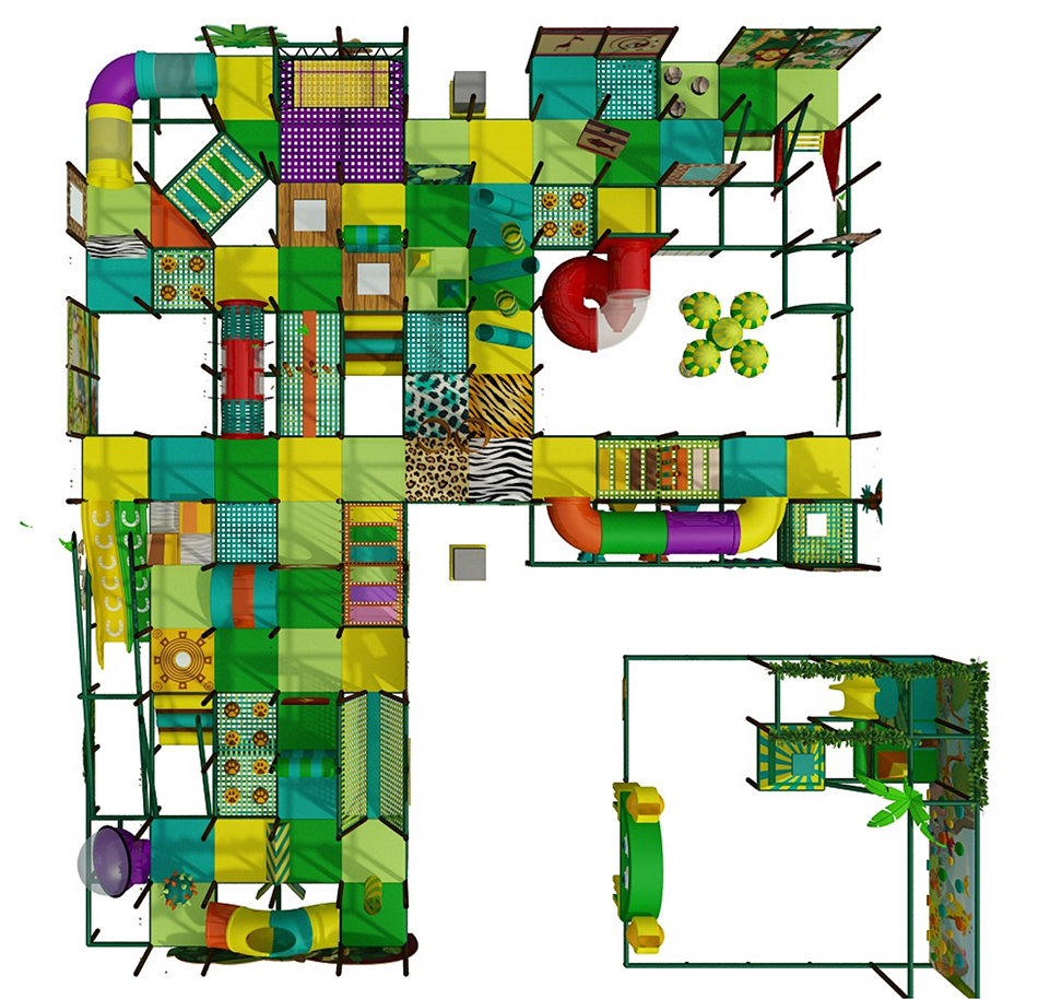 BJ-B1630 - indoor playground markham - Indoor Playgrounds | Bluejayset Playground Heaven