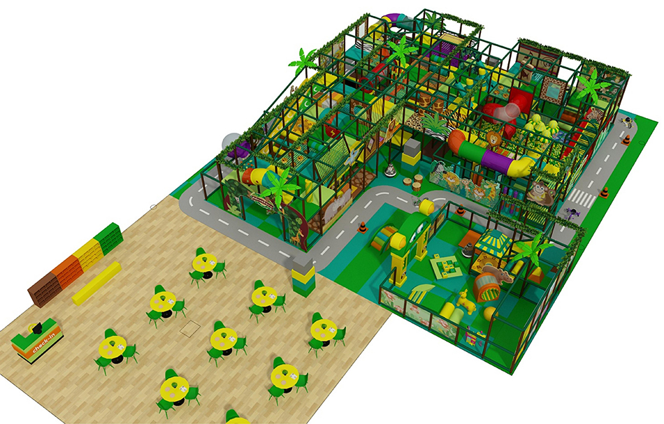 BJ-B1630 - indoor playground markham - Indoor Playgrounds | Bluejayset Playground Heaven