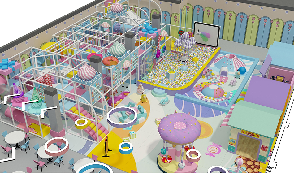 BJ-B1629 - indoor playground miami - Indoor Playgrounds | Bluejayset Playground Heaven