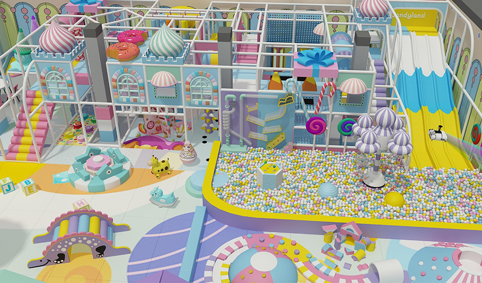 BJ-B1629 - indoor playground miami - Indoor Playgrounds | Bluejayset Playground Heaven