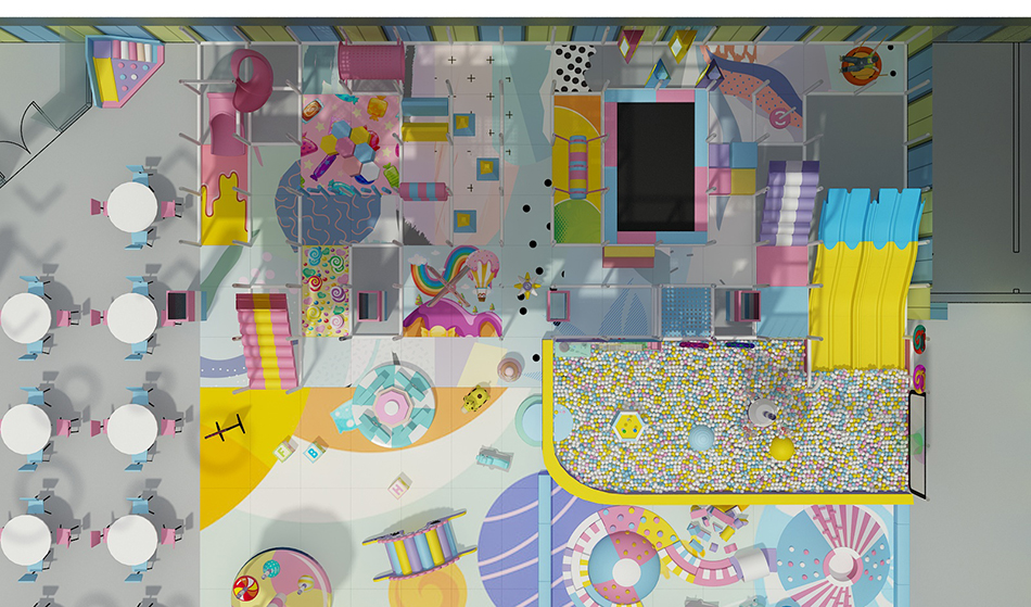 BJ-B1629 - indoor playground miami - Indoor Playgrounds | Bluejayset Playground Heaven