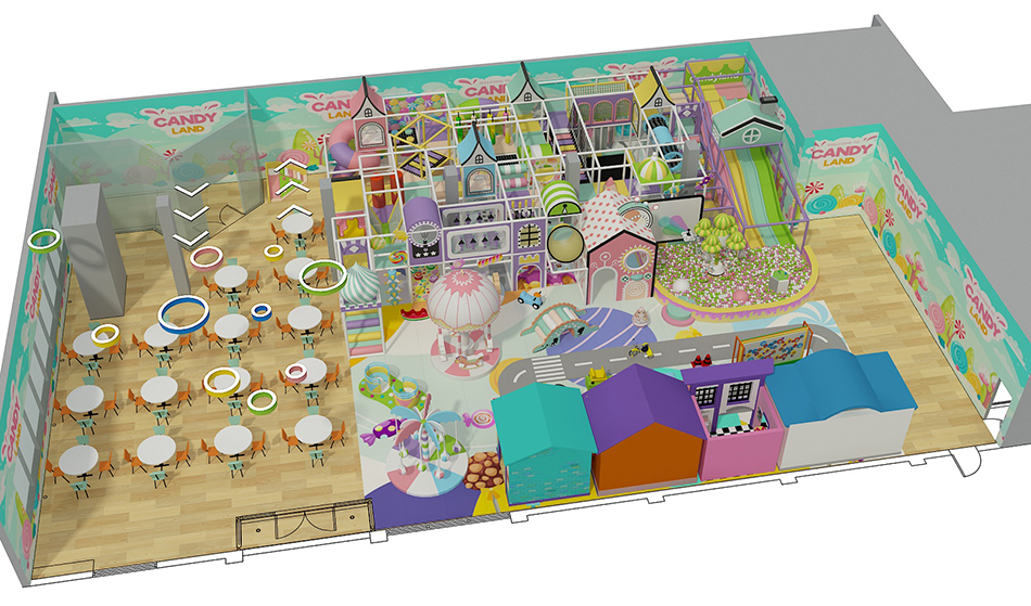 BJ-B1629 - indoor playground miami - Indoor Playgrounds | Bluejayset Playground Heaven
