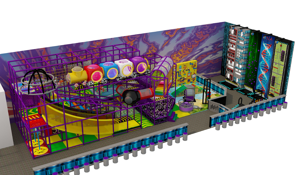 BJ-B1656 - indoor playground oshawa - Indoor Playgrounds | Bluejayset Playground Heaven
