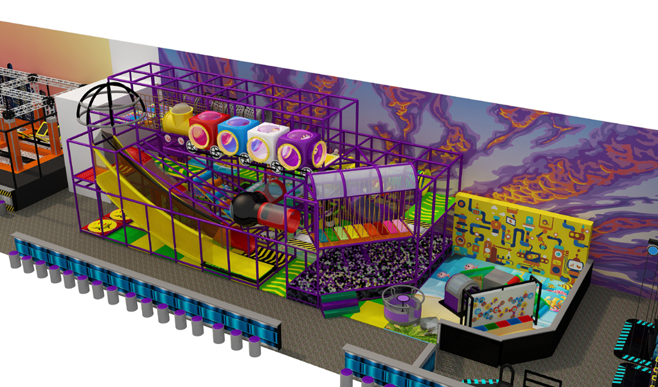 BJ-B1656 - indoor playground oshawa - Indoor Playgrounds | Bluejayset Playground Heaven