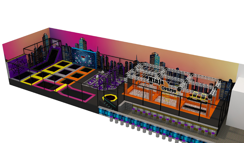 BJ-B1656 - indoor playground oshawa - Indoor Playgrounds | Bluejayset Playground Heaven