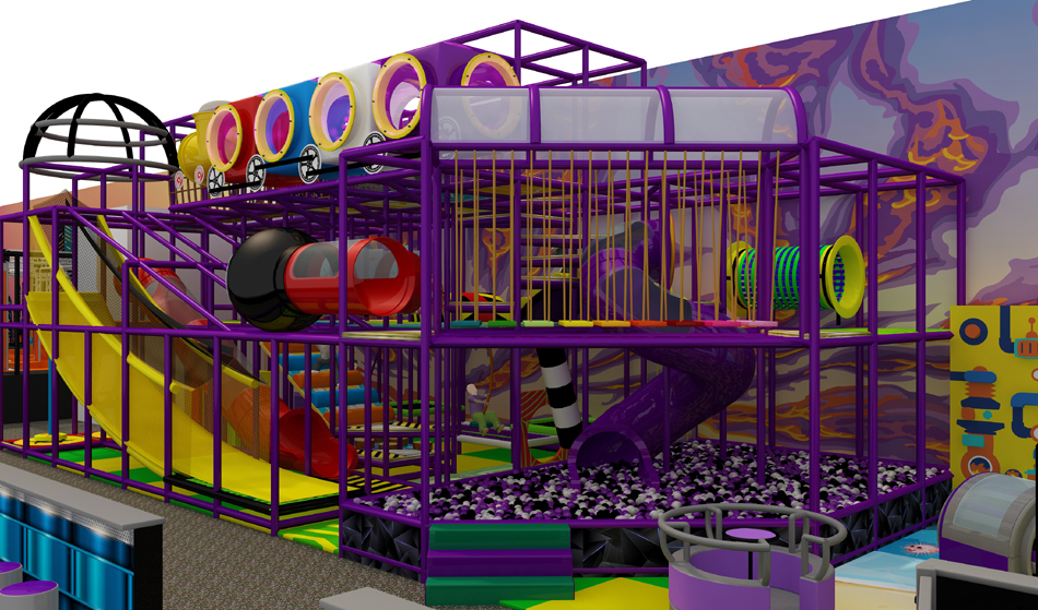 BJ-B1656 - indoor playground oshawa - Indoor Playgrounds | Bluejayset Playground Heaven