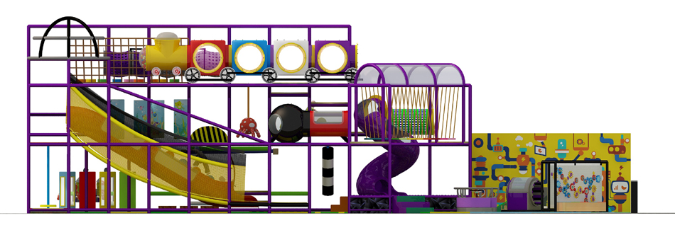 BJ-B1656 - indoor playground oshawa - Indoor Playgrounds | Bluejayset Playground Heaven
