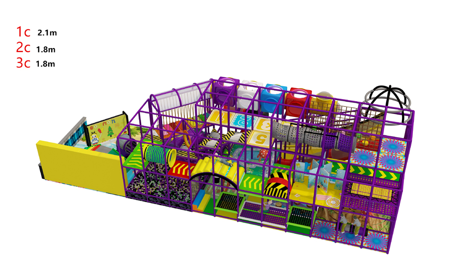 BJ-B1656 - indoor playground oshawa - Indoor Playgrounds | Bluejayset Playground Heaven