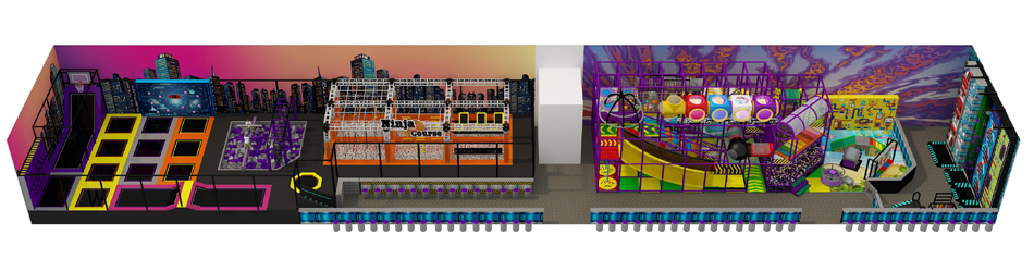 BJ-B1656 - indoor playground oshawa - Indoor Playgrounds | Bluejayset Playground Heaven