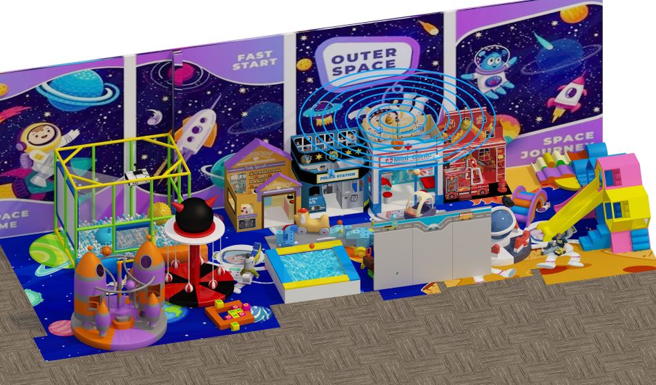 BJ-B1681 - Indoor playground price - Indoor Playgrounds | Bluejayset Playground Heaven