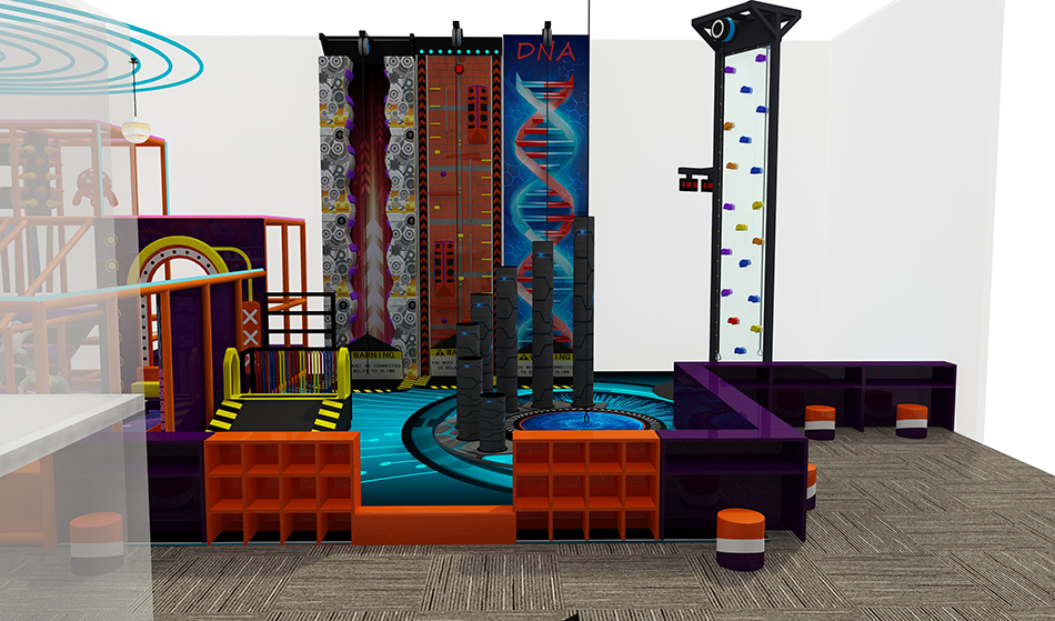 BJ-B1624 - indoor playground toronto - Indoor Playgrounds | Bluejayset Playground Heaven