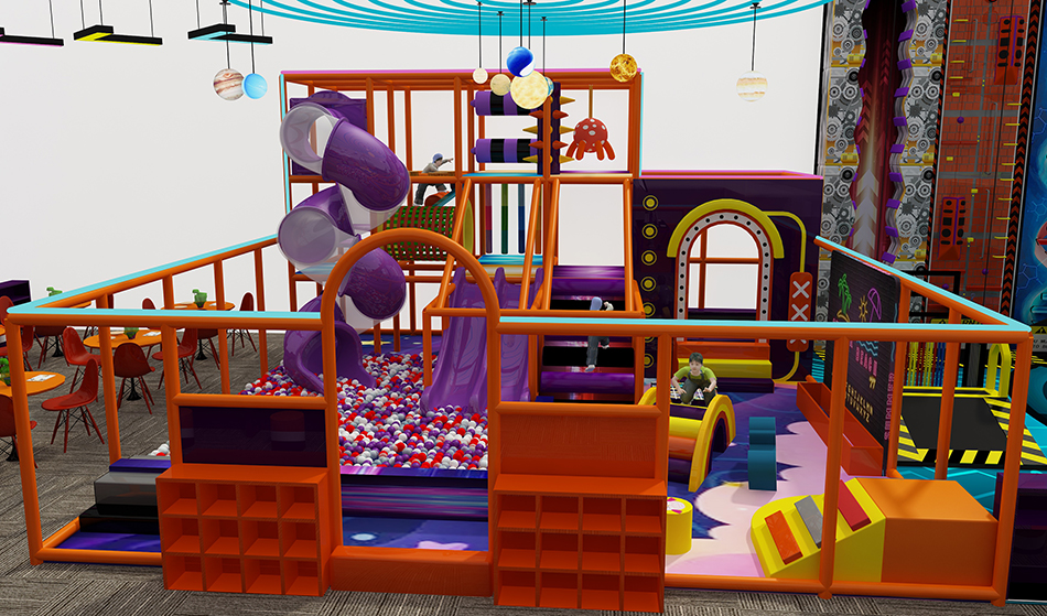 BJ-B1624 - indoor playground toronto - Indoor Playgrounds | Bluejayset Playground Heaven