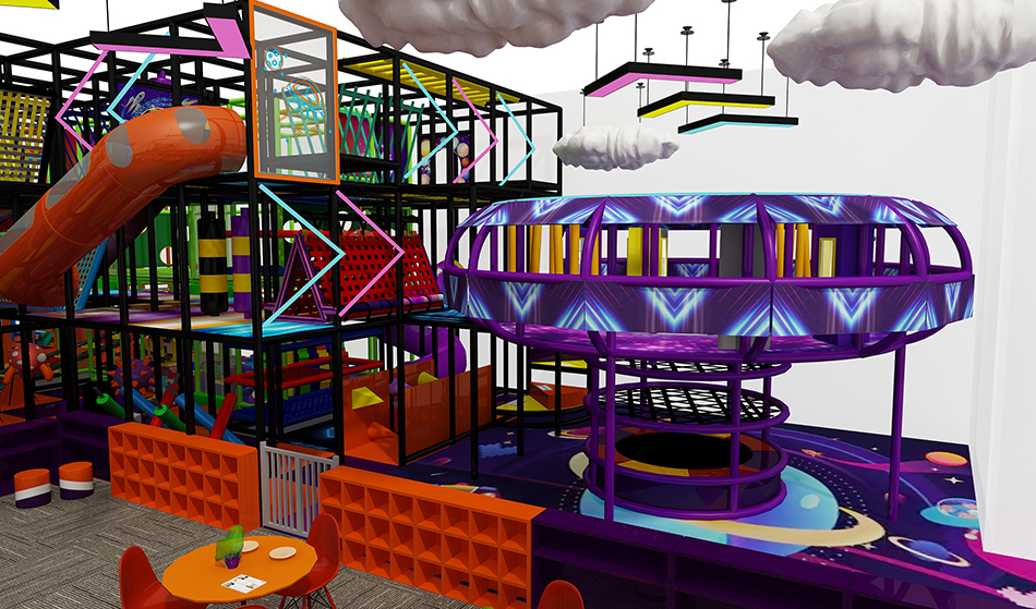 BJ-B1624 - indoor playground toronto - Indoor Playgrounds | Bluejayset Playground Heaven