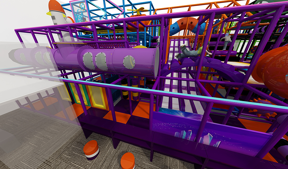 BJ-B1624 - indoor playground toronto - Indoor Playgrounds | Bluejayset Playground Heaven