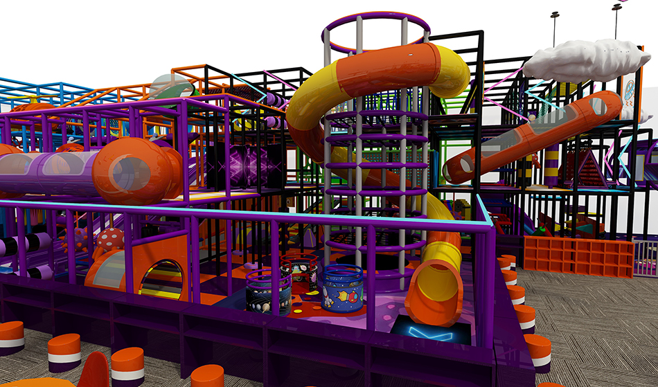 BJ-B1624 - indoor playground toronto - Indoor Playgrounds | Bluejayset Playground Heaven