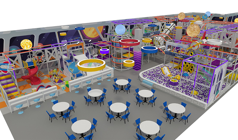 BJ-B1623 - indoor playhouse - Indoor Playgrounds | Bluejayset Playground Heaven