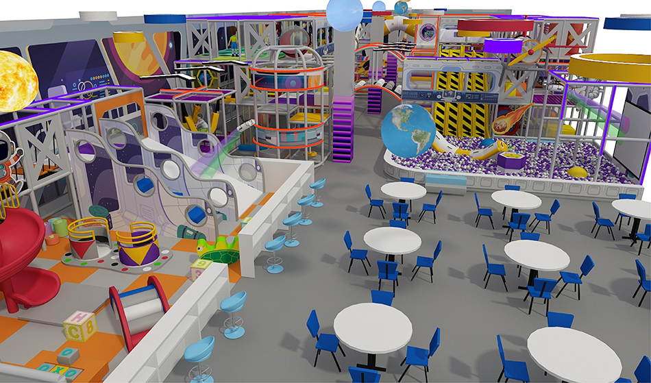 BJ-B1623 - indoor playhouse - Indoor Playgrounds | Bluejayset Playground Heaven
