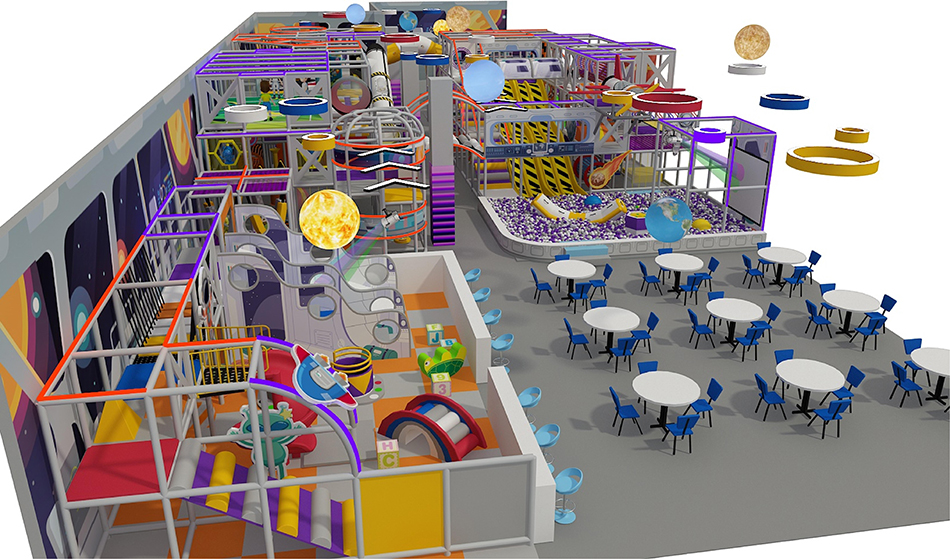 BJ-B1623 - indoor playhouse - Indoor Playgrounds | Bluejayset Playground Heaven