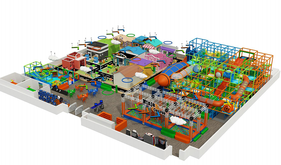BJ-B1622 - indoor soft play - Indoor Playgrounds | Bluejayset Playground Heaven