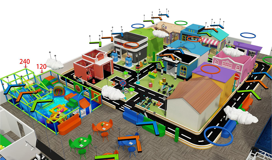 BJ-B1622 - indoor soft play - Indoor Playgrounds | Bluejayset Playground Heaven