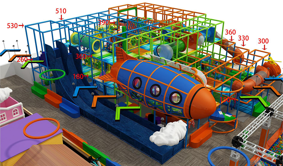 BJ-B1622 - indoor soft play - Indoor Playgrounds | Bluejayset Playground Heaven