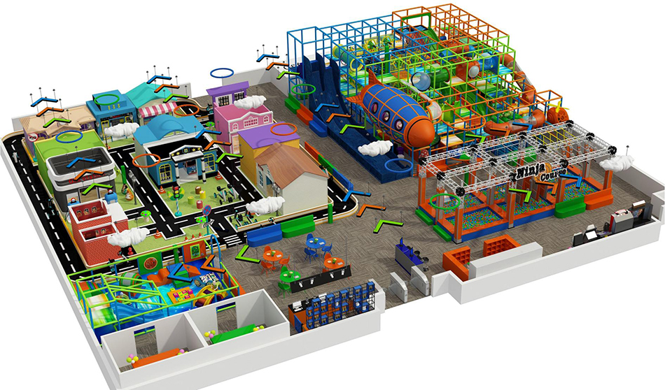 BJ-B1622 - indoor soft play - Indoor Playgrounds | Bluejayset Playground Heaven