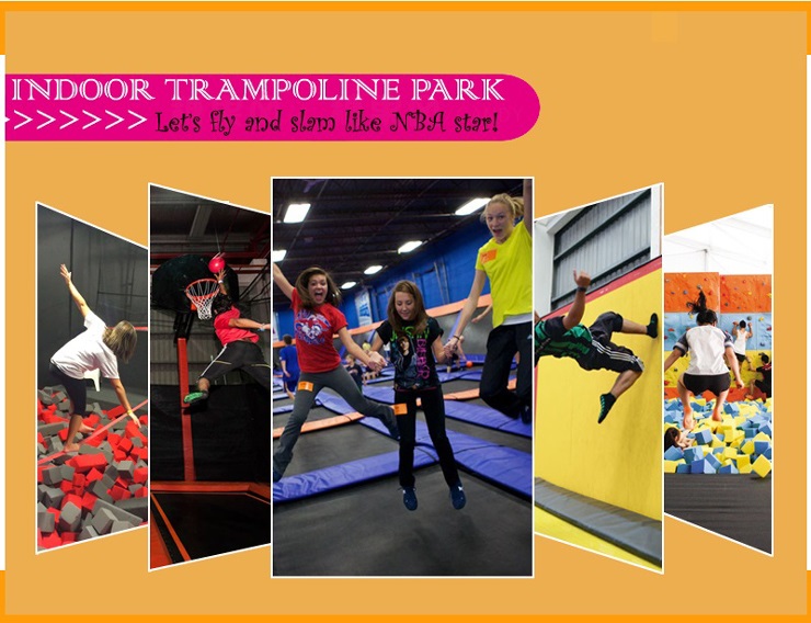BJ-JC002 - indoor trampoline - Trampoline Park | Bluejayset Playground Heaven