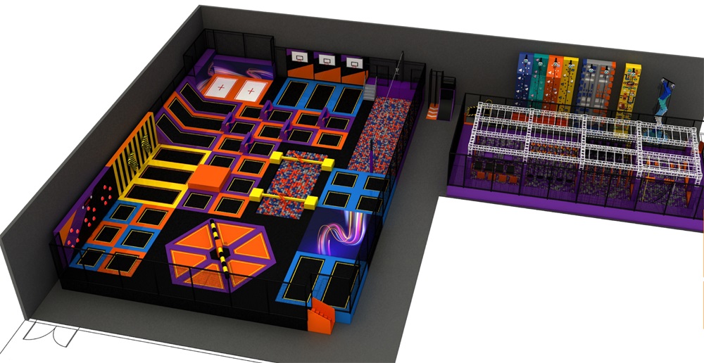 Indoor Trampoline Park China ? Trampoline Park | Bluejayset Playground Heaven