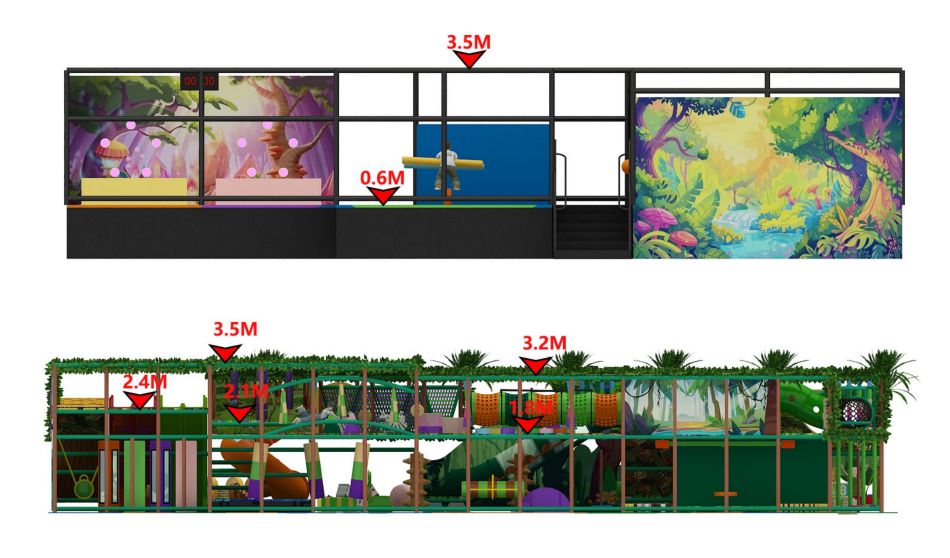 BJ-B1686 - Jungle GYM - Indoor Playgrounds | Bluejayset Playground Heaven