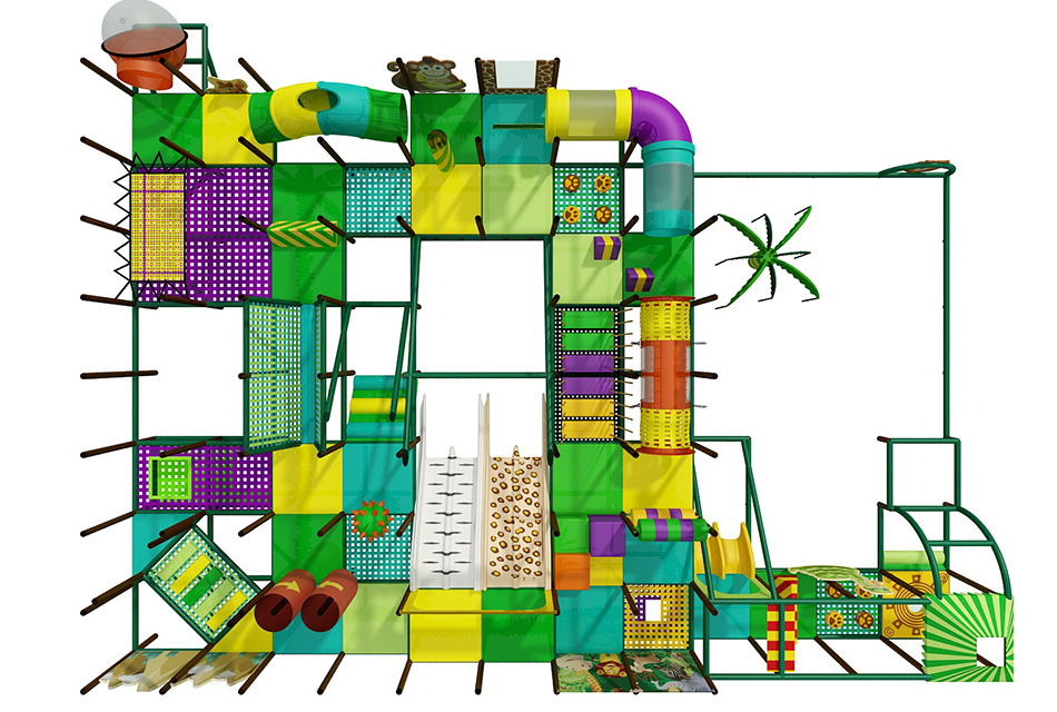 BJ-B1660 - Jungle GYM play area - Indoor Playgrounds | Bluejayset Playground Heaven
