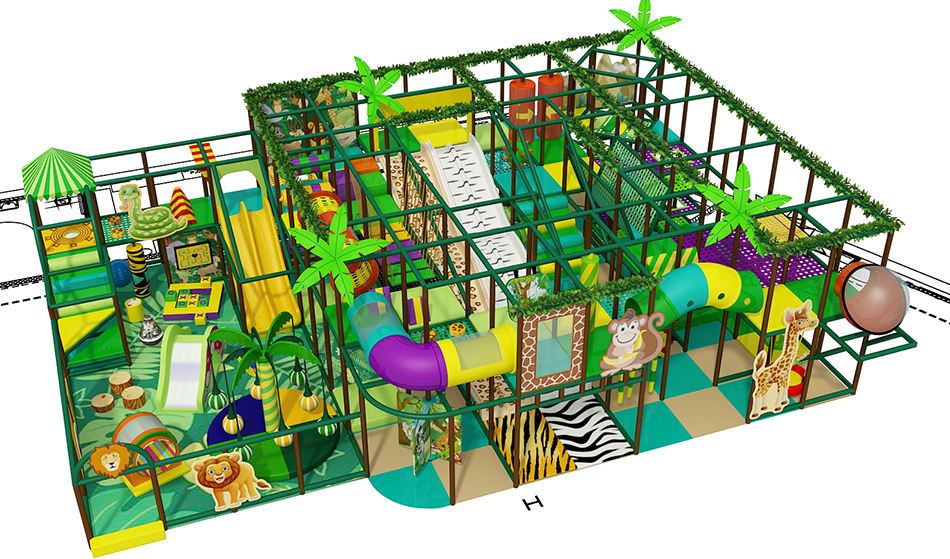 BJ-B1660 - Jungle GYM play area - Indoor Playgrounds | Bluejayset Playground Heaven