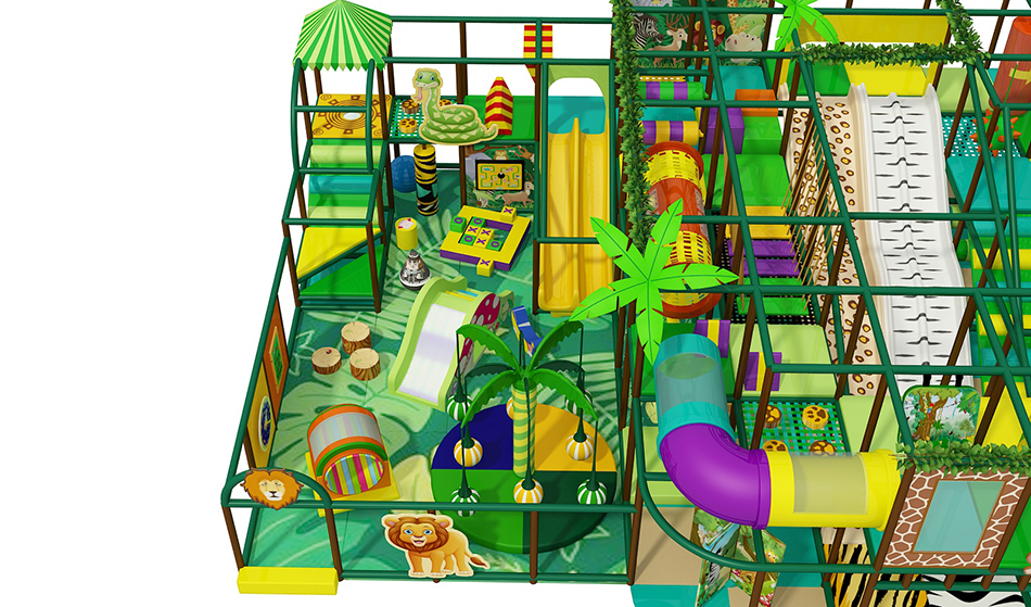 BJ-B1660 - Jungle GYM play area - Indoor Playgrounds | Bluejayset Playground Heaven