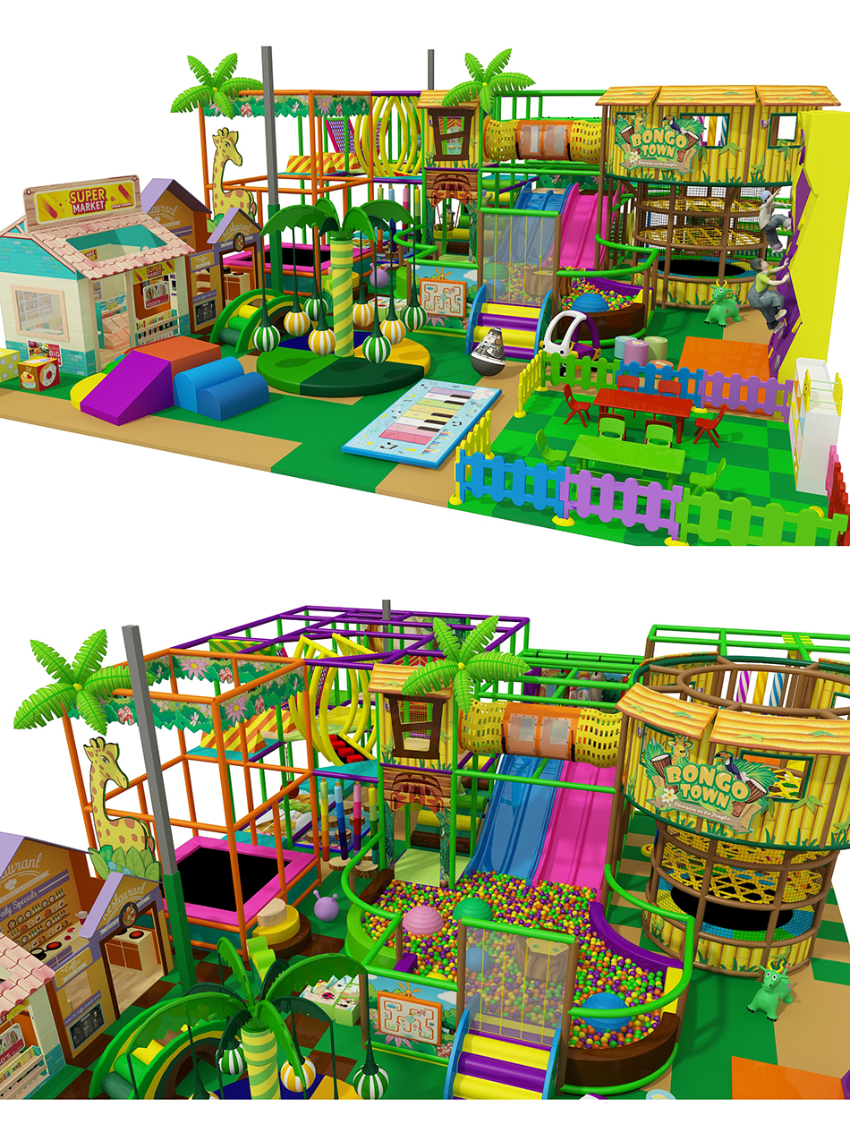 BJ-B1659 - Jungle Indoor playground - Indoor Playgrounds | Bluejayset Playground Heaven