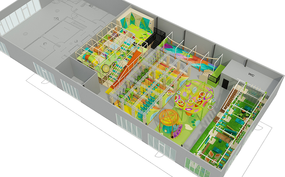 BJ-B1664 - Jungle theme Indoor playground - Indoor Playgrounds | Bluejayset Playground Heaven