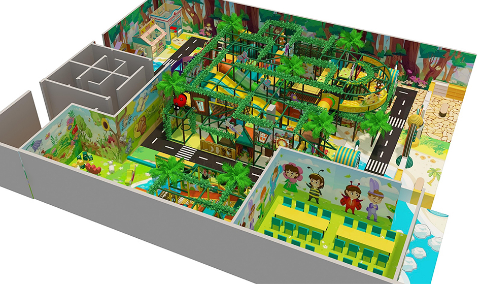 BJ-B1670 - Jungle theme indoor playground - Indoor Playgrounds | Bluejayset Playground Heaven