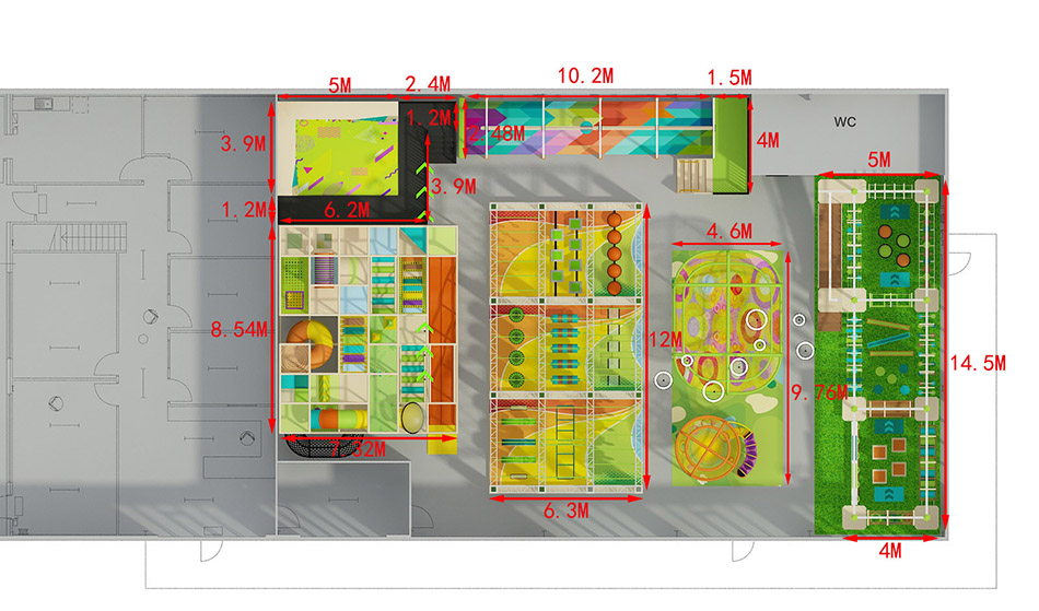 BJ-B1664 - Jungle theme Indoor playground - Indoor Playgrounds | Bluejayset Playground Heaven