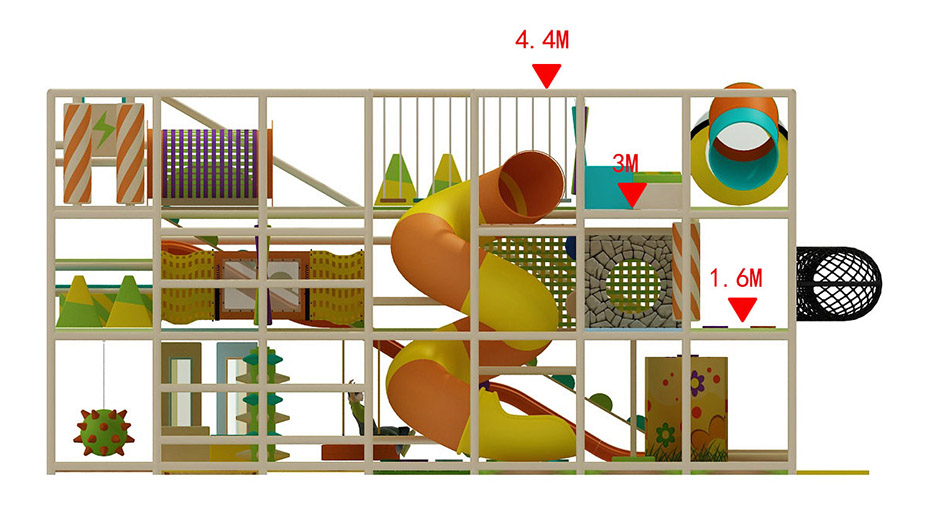 BJ-B1664 - Jungle theme Indoor playground - Indoor Playgrounds | Bluejayset Playground Heaven