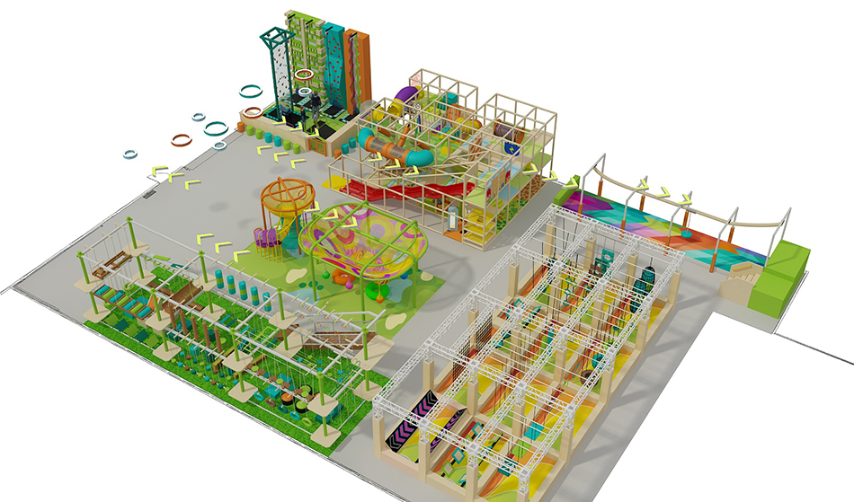 BJ-B1664 - Jungle theme Indoor playground - Indoor Playgrounds | Bluejayset Playground Heaven