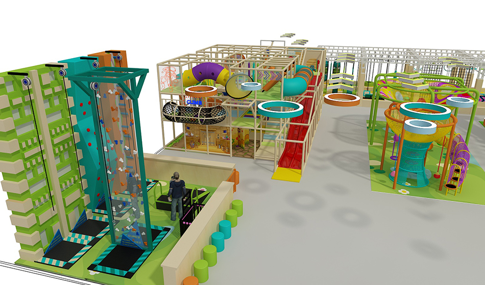 BJ-B1664 - Jungle theme Indoor playground - Indoor Playgrounds | Bluejayset Playground Heaven